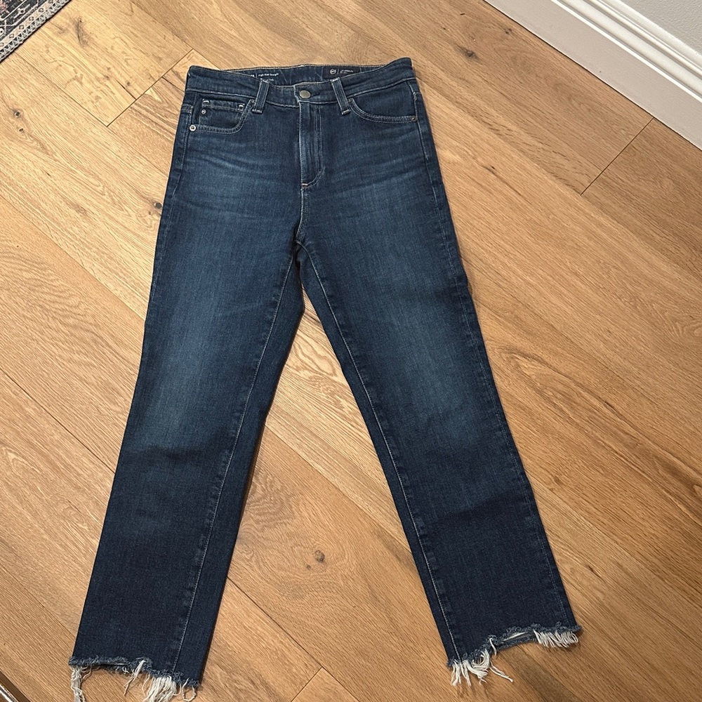 AG Adriano Goldschmied Midnight Straight Leg Jeans